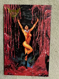 HARRIS COMICS VAMPIRELLA - BLOOD LUST (1997) #2 LAMINA ORO VERGINE Copertina variante - Foto 1 di 2