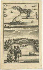 Anamocka by ons genaemt 't Eylant Rotterdam - Valentin (1726) - Imagen 1 de 1
