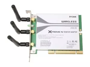 ๐ถ D-Link DWA552RE A3 DWA-552 Xtreme-N Wireless PCI Adapter Desktop With Antenna - Picture 1 of 1
