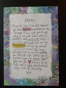 Birthday Card to Mom - Picture 1 of 4