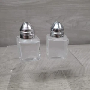 Mini Shaker in Vetro Sale e Pepe Formale Elegante Cucina da Pranzo - Foto 1 di 3