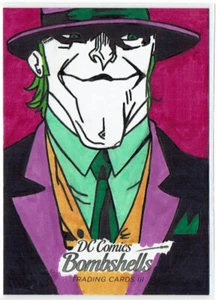 DC Bombshells Series 3 Sketch Card Artist Ibrahim Ozkan Artist Proof (e) - Picture 1 of 2