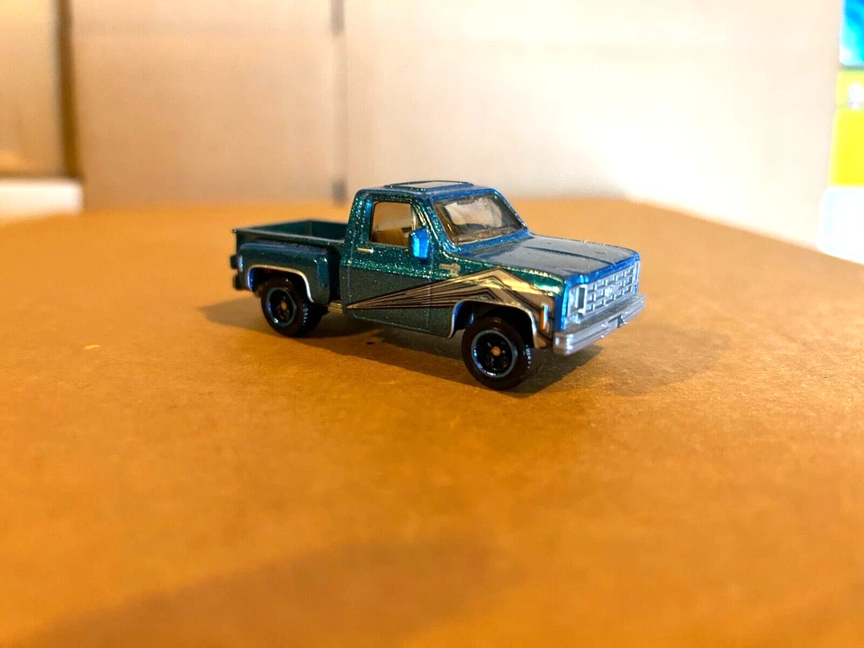 Matchbox #????   Camioneta pick-up Chevy Stepside 1976 "azul" 1:82 Foto 1 de 1