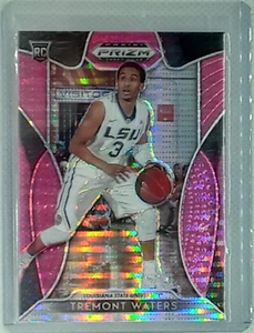 Tremont Waters 2019 Prizm Draft Picks Basketball Pink Pulsar RC #53 - LSU Tigers - Picture 1 of 2