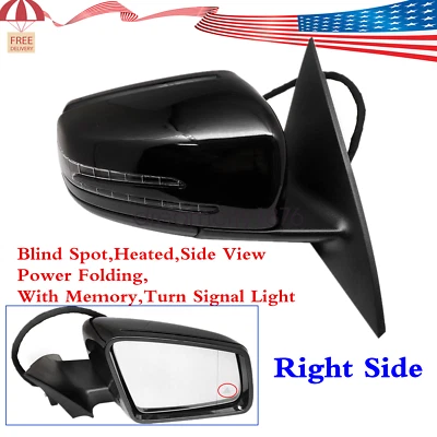 Espejos retrovisores laterales de pasajero con punto ciego para Mercedes-Benz CLA250 CLA45 2014-2018 Foto 1 de 4