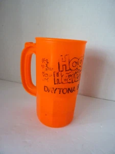 Taza de plástico HOG HEAVEN BAR-B-Q taza de cerveza Daytona Beach Florida - Imagen 1 de 3
