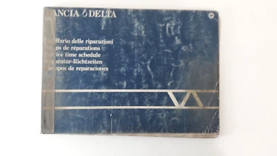 Manuale officina Lancia Delta 2^ pubblicazione del tariffario  riparazioni 1983 - Immagine 1 di 4