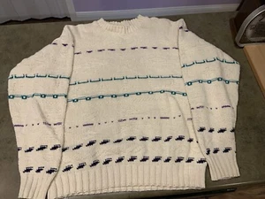 De colección. Suéter nórdico ALPS resistente al aire libre para hombre M mezcla de lana EE. UU. - Imagen 1 de 6