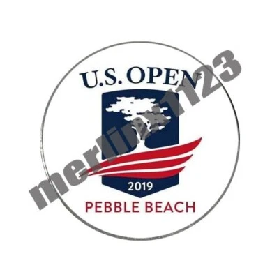 NO BRAND 2019 US Open Pebble Beach Golf Ball Marker + HAT CLIP