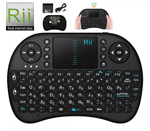 Spanish Language Keyboard Rii i8 Wireless Mini Keyboard for Smart TV - Picture 1 of 9