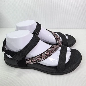 Skechers Women’s Sz 9 Hiking Water Sandals Black/Gray Reggae Lite EUC - Picture 1 of 8