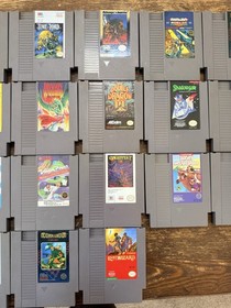 Nintendo NES Lot 29 Authentic OEM Mario Bubble Bobble Double Dragon Shadowgate