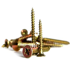 Wood Screws YZP Pozi Head Multi‑Purpose Decking Screws Outdoor (Pack of 100) - Picture 1 of 46
