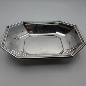 Bandeja poligonal vintage Gorham #441 de plata de ley 925 ~ 102 gramos - Imagen 1 de 10