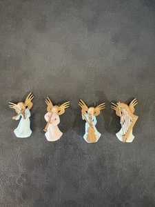 "4 mini ángeles religiosos de plástico angelical miniatura 1,5""" - Imagen 1 de 15
