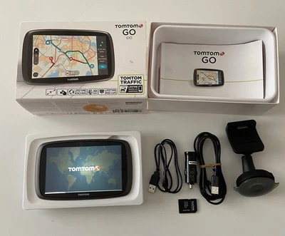 TomTom Navi Go 610 Europa +Radar FREE  LIFETIME MA Karte Neu aktualisiert 4/2025 - Bild 1 von 4