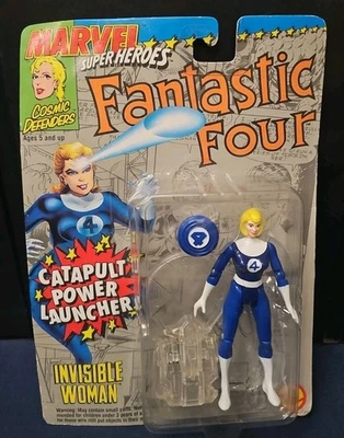 Boneco de ação Fantastic Four Invisible Woman Toybiz 1994 novo lacrado Marvel - Imagem 1 de 4