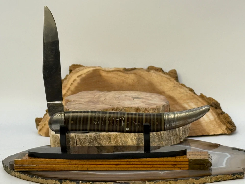 Vintage JA Henckles H B 5 Large Toothpick Single Blade Folder Rarer--2551.25 - Image 1 of 4