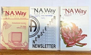 The NA Way Magazine Lot of 3 Narcotics Anonymous April 89, Sept 91 & Nov 92 - Bild 1 von 3