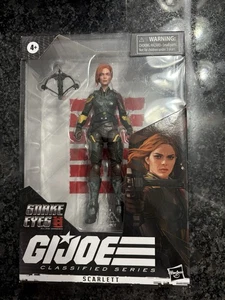 GI G.I. Joe Classified Series #20 Scarlett Action Figure Snake Eyes Giocattolo - Foto 1 di 2