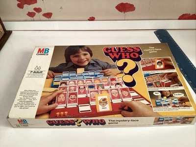 Guess Who? Board Game 1979 Vintage MB Games Retro 100% Complete 2 Players Family - Image 1 of 4