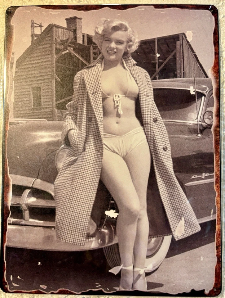 TIN SIGN Large 12x16 Marilyn Monroe Photo Photograph Picture Sexy Blonde Star 72 - Image 1 of 4