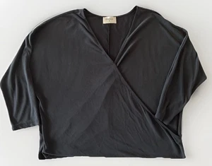 Everly Highline Bluse Wickeloptik vorne Fledermausärmel weiches Modal Größe M - Bild 1 von 7