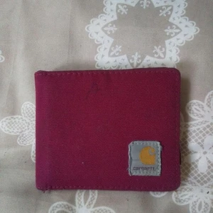 Cartera Carhartt Borgoña Doble Edición Limitada Hombres Modelo Raro Informal Muy Bueno Pre-o - Imagen 1 de 3