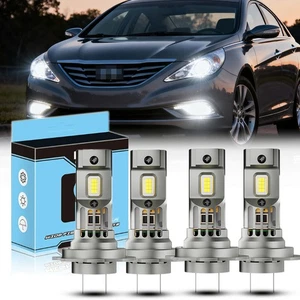 For Hyundai Sonata 2011-2014 6500K LED Headlight High Low Beam Combo Bulbs Kit - Picture 1 of 7