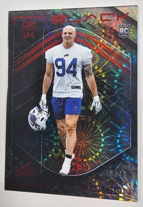 2025 Panini Black Football FOTL Landon Jackson RC /11 Ruby SSP Bills - Picture 1 of 5