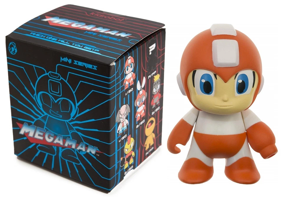 Megaman Kidrobot Mini Series 3" Metallic Red Figure - Image 1 of 1