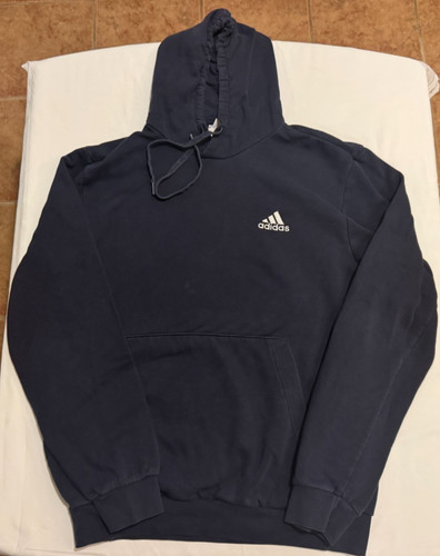 Felpa con cappuccio Adidas United Soccer Coaches Nera Taglia L 70% Cotone 30% Poliestere