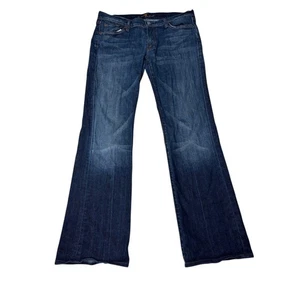 7 For All Mankind Damen Jeans Bootcut Dark Wash Denim Größe 32x31 - Bild 1 von 15