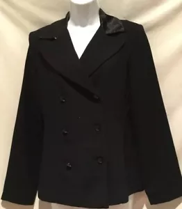 RAMPAGE~PRETTY BLACK BLAZER~great Accents~JRS SZ:7 - Picture 1 of 4