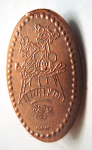 WDW MAGIC KINGDOM - Splash Mountain Mickey, Donald, Goofy & Pluto -- zinc penny - Picture 1 of 1