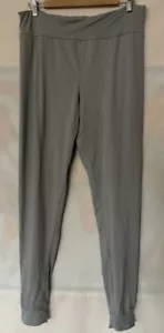 Cuddl Duds Women's Gray Smooth Layer Stretch Leggings Poly Lg 31”insm SUPER SOFT - Picture 1 of 6