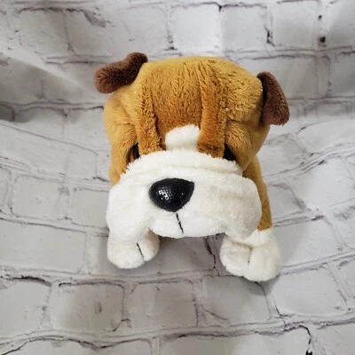 Webkinz Bulldog Plush Stuffed Animal Toy Brown White HM126 No Code Ganz 7 Inch - Image 1 of 4