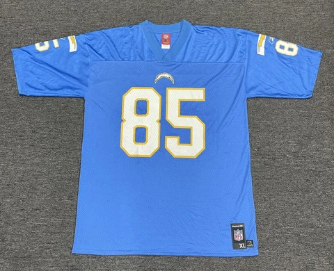 Reebok NFL ~ San Diego Chargers Antonio Gates #85 Blue Players Jersey ~ Size XL Cover
