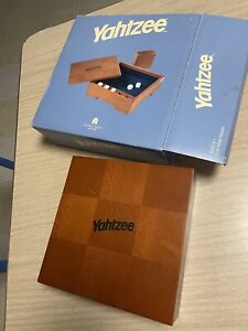 Michael Graves Yahtzee 100% COMPLETE Parker Brothers 2003 Target Wooden Box