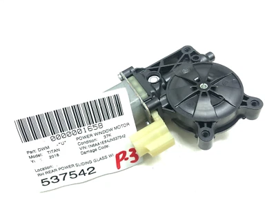 Nissan Titan 2016-2021 motor de ventana de vidrio corredizo eléctrico trasero OEM Foto 1 de 4