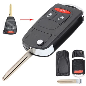 Replacement Remote Key Fob Kobdt04a Shell Flip Case for Dodge Magnum Nitro Ram - Foto 1 di 6