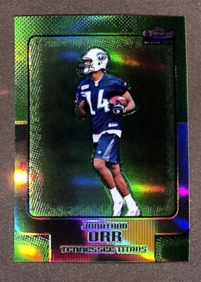 2006 Topps Finest Green Refractor #64 Jonathan Orr Rookie /199 - Image 1 of 3