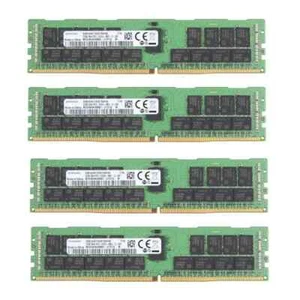 4pcs Samsung 2666MHz 32GB ECC RAM PC4-2666V DDR4 DIMM Server Memory - Picture 1 of 3