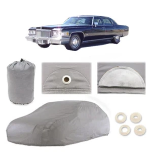 Cadillac Fleetwood 4 Layer Car Cover Fitted Outdoor Water Proof Rain Sun Dust - Foto 1 di 1