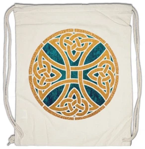CELTIC KNOT LOGO SIGN VIII Turnbeutel Celts Walhalla Odhin Thor Loki Cross - Picture 1 of 1
