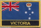 Australia Victoria State Flag Embroidered Patch - Sew or Iron on