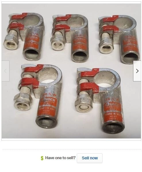 QUICK CONNECTOR 4220P 2/0 POS LF ELBOW CRIMP - LOT OF 5 - Image 1 of 1