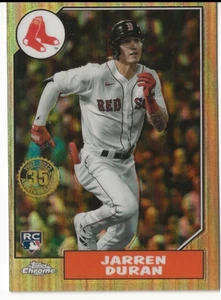 2022 Topps Chrome - 1987 Topps Baseball Jarren Duran #87BC-19 (RC) - Picture 1 of 2