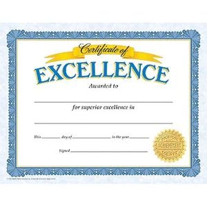 30 Excellence Reward Certificates - High Quality - Printer Compatible - Picture 1 of 1