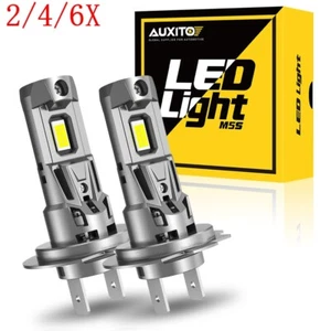 2/4/6X Super Bright H7 LED Headlight Kit High Low Beam Bulbs DRL 30000LM FRONT - Picture 1 of 28